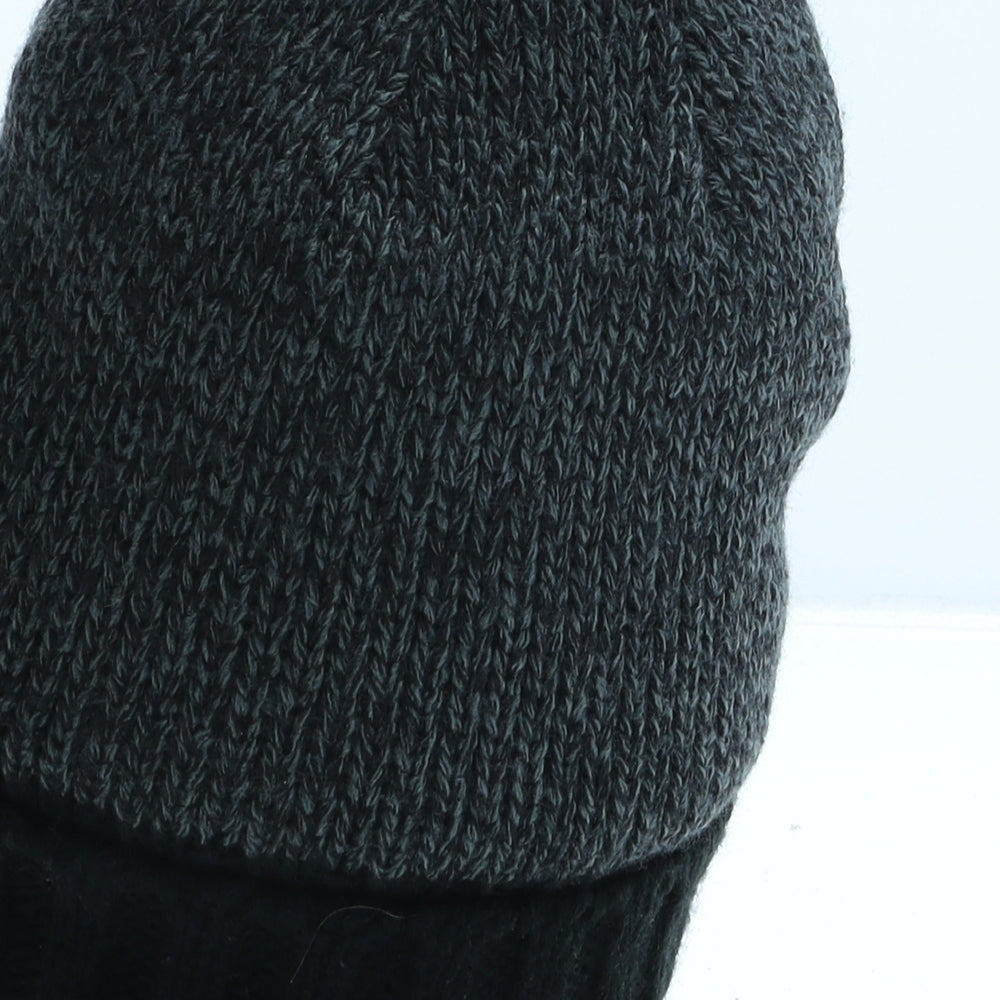 Marks and Spencer Mens Grey Acrylic Beanie Size S