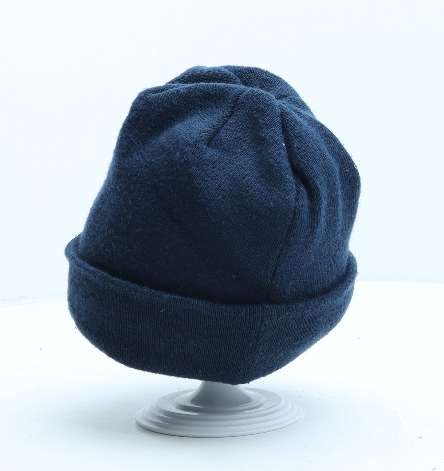 adidas Mens Blue Striped Acrylic Beanie One Size