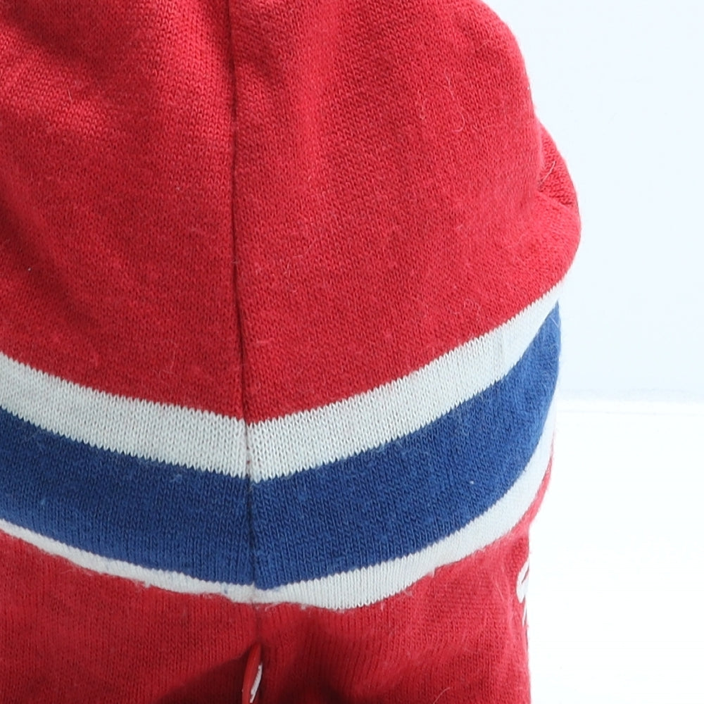 Swix Mens Red Acrylic Beanie One Size - Norway