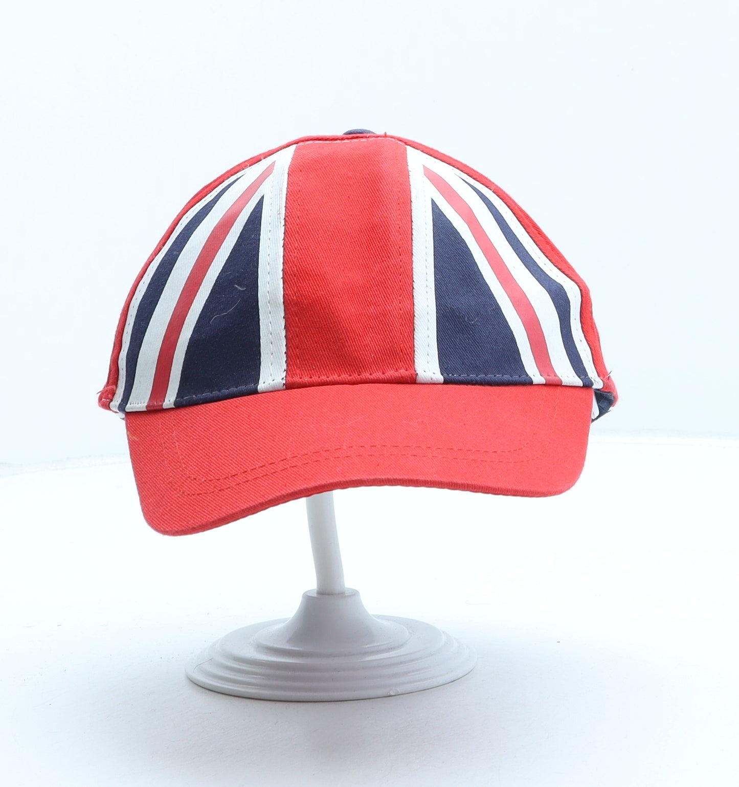 PMS Mens Multicoloured Geometric Cotton Baseball Cap Size 54 - Union Jack
