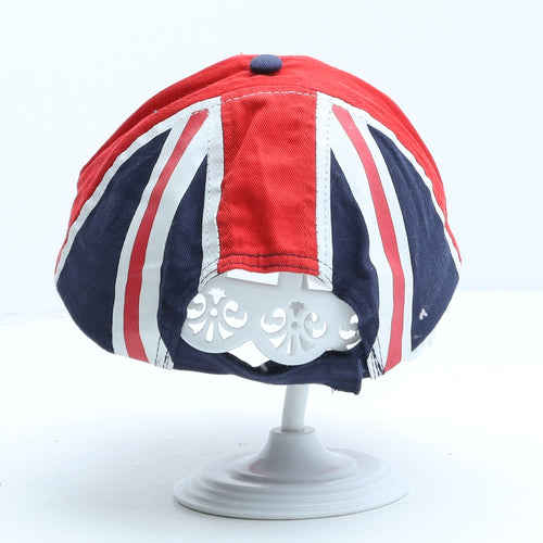 PMS Mens Multicoloured Geometric Cotton Baseball Cap Size 54 - Union Jack