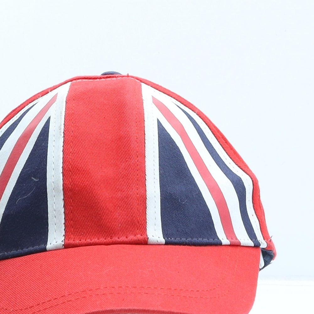 PMS Mens Multicoloured Geometric Cotton Baseball Cap Size 54 - Union Jack