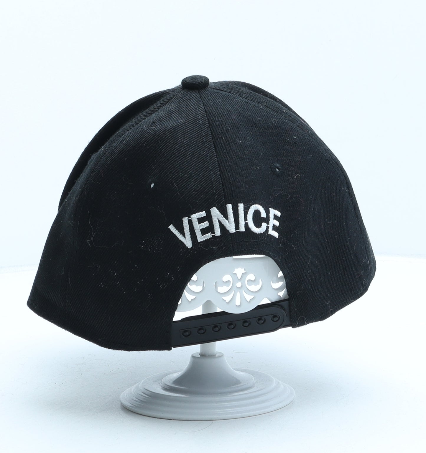 Headlines Mens Black Acrylic Snapback One Size - Venice