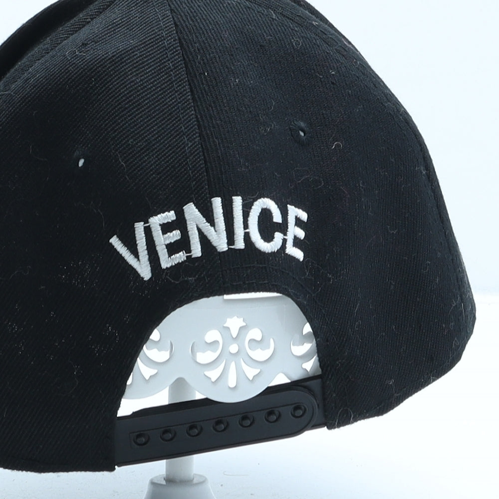 Headlines Mens Black Acrylic Snapback One Size - Venice
