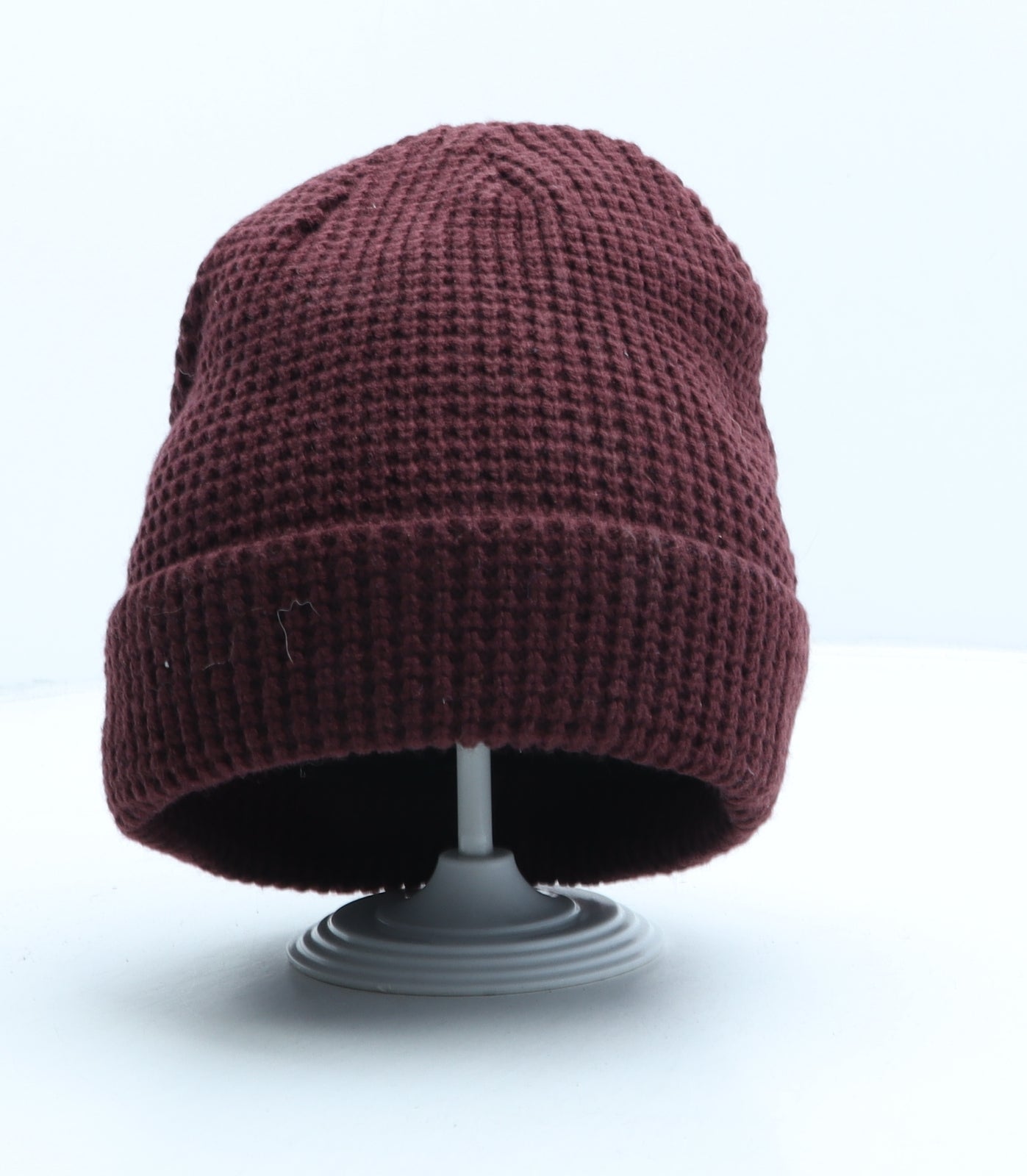 F&F Womens Red Acrylic Beanie One Size
