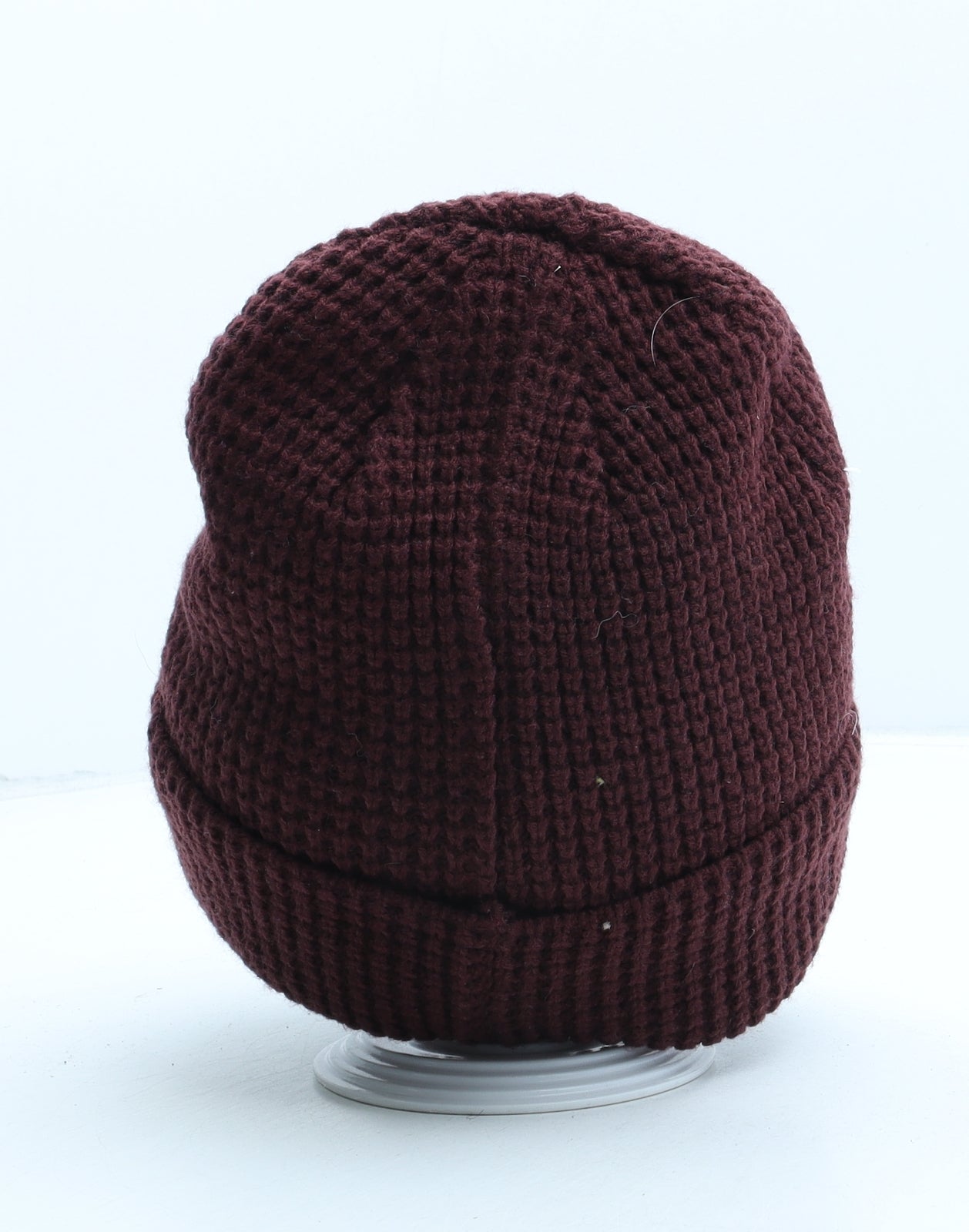 F&F Womens Red Acrylic Beanie One Size