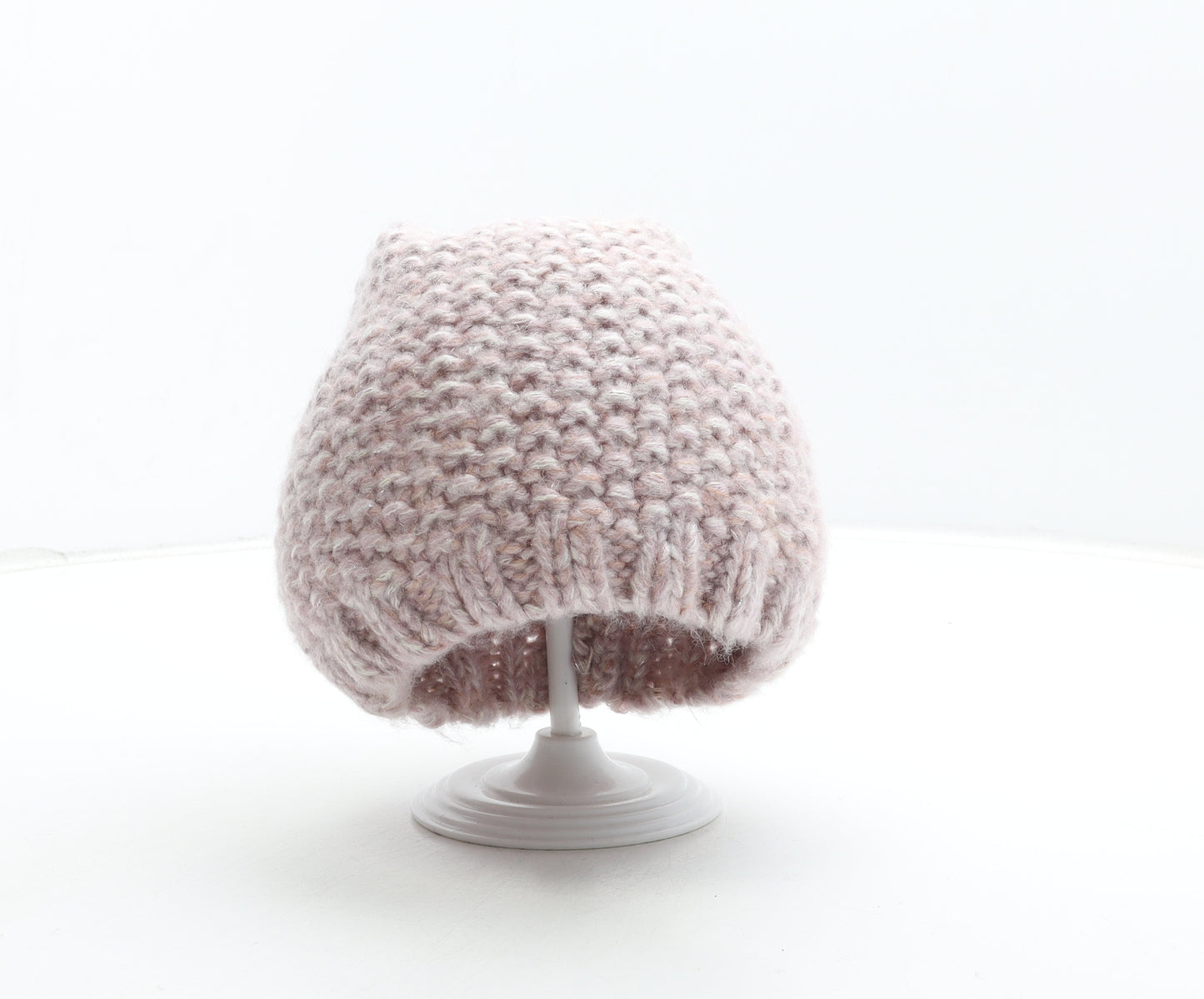 George Womens Pink Acrylic Beanie One Size