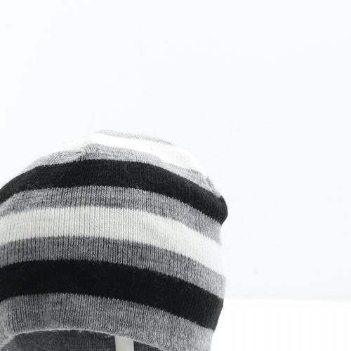 PEP&CO Boys Multicoloured Striped Acrylic Beanie One Size