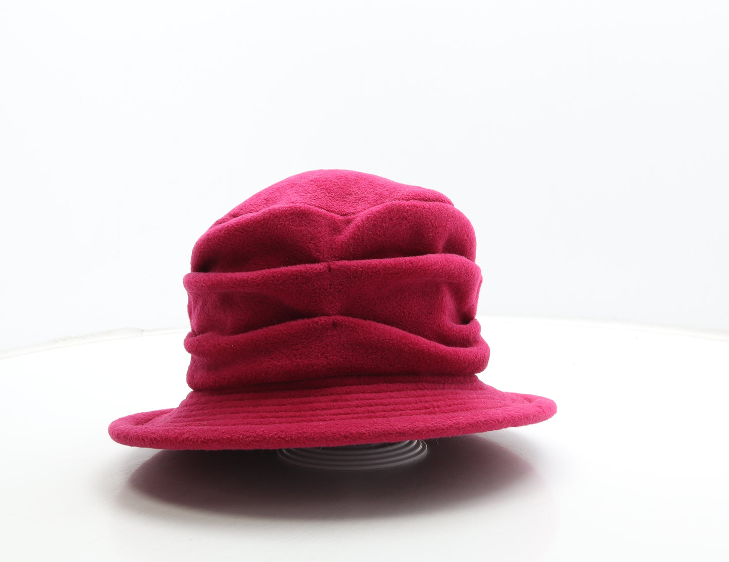 Dents Womens Pink Polyester Cloche One Size