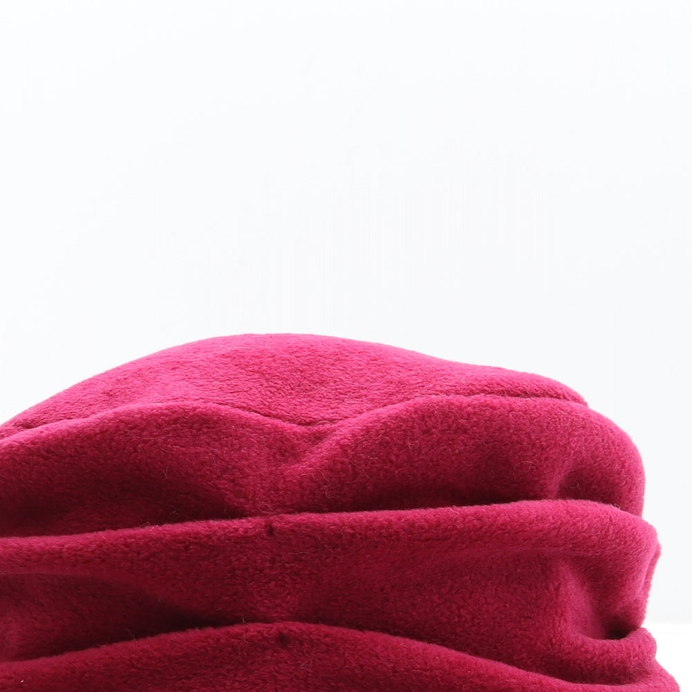 Dents Womens Pink Polyester Cloche One Size