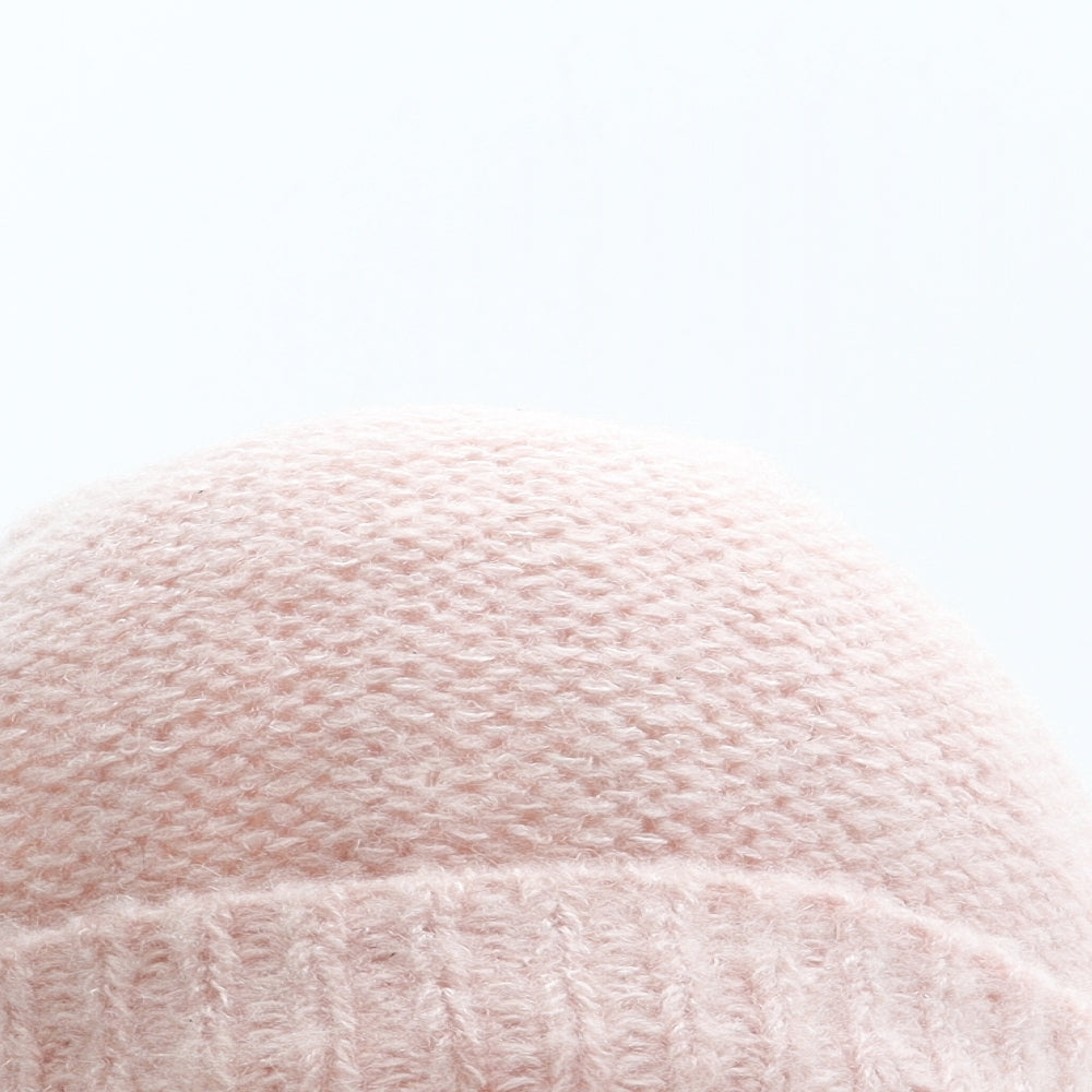 Marks and Spencer Womens Pink Acrylic Beanie One Size