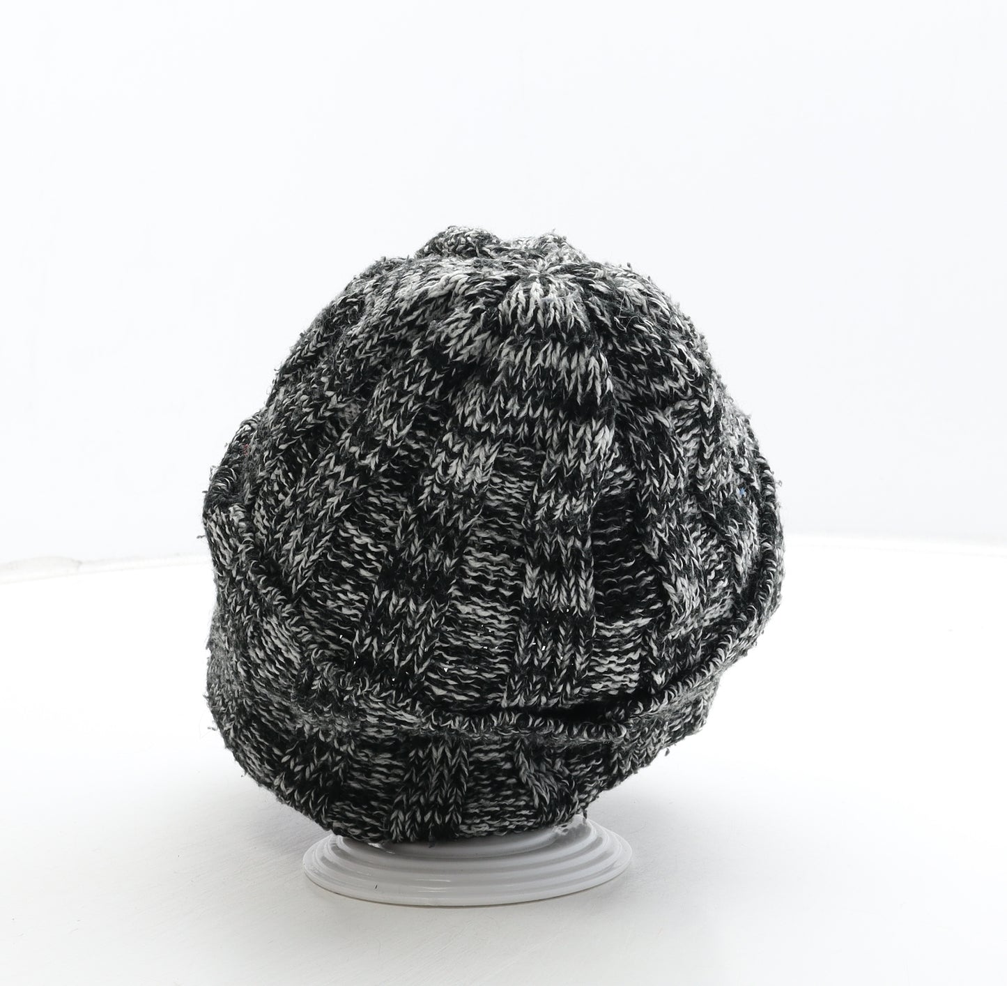 H&M Boys Black Acrylic Peaked Cap Size S