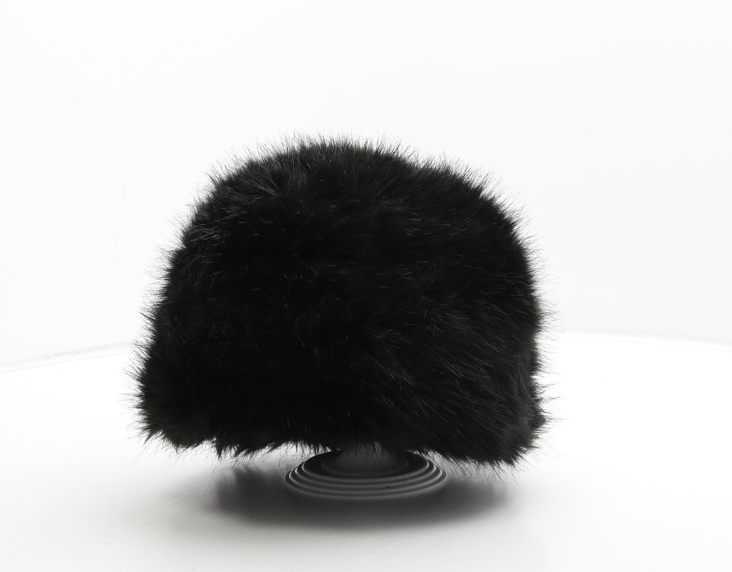 F&F Womens Black Acrylic Cossack One Size