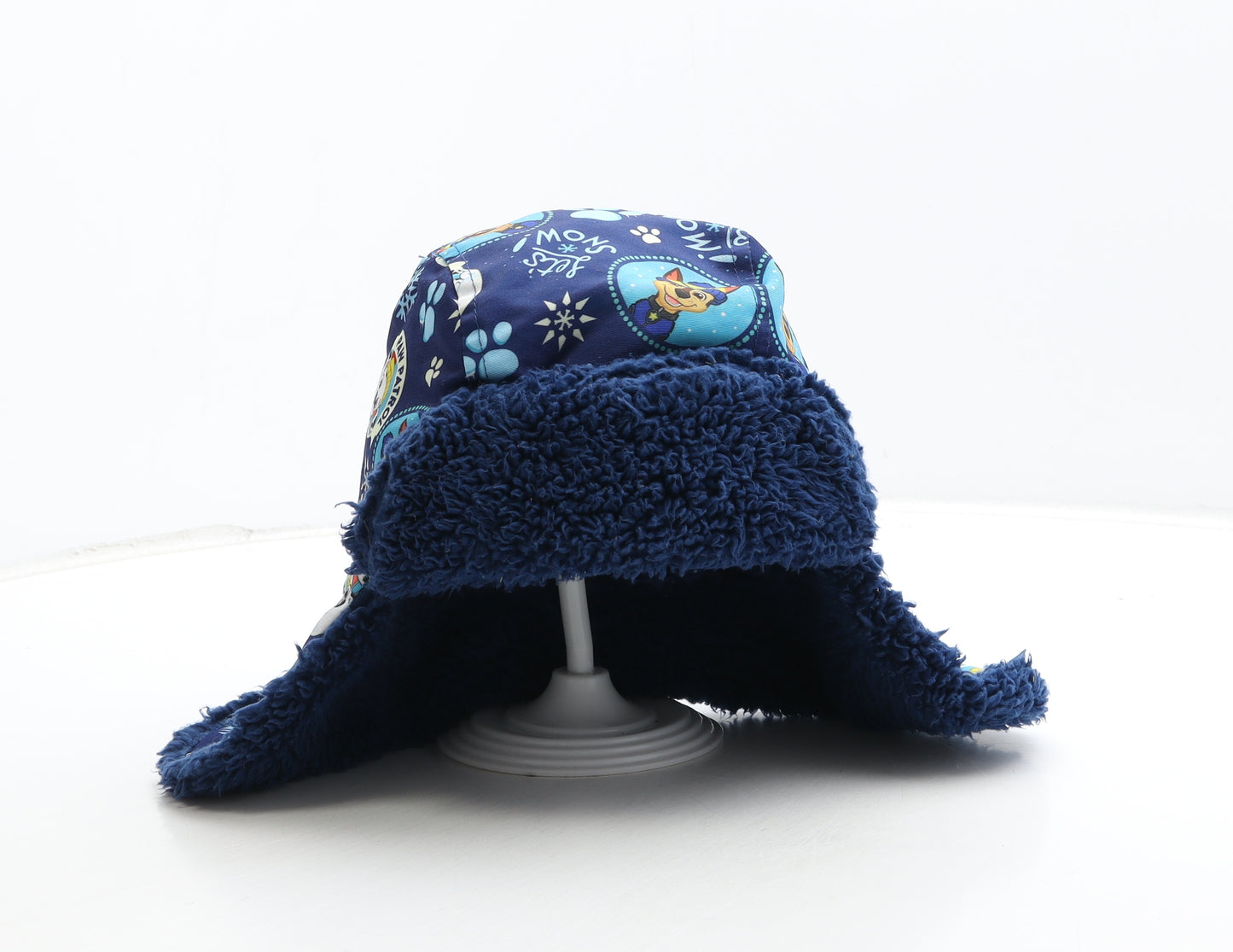 George Boys Blue Polyester Trapper Hat Size S - Paw Patrol