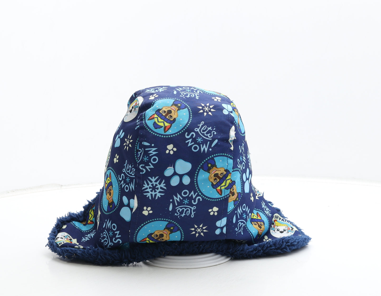 George Boys Blue Polyester Trapper Hat Size S - Paw Patrol