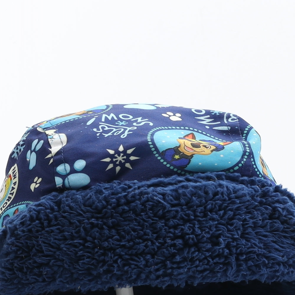 George Boys Blue Polyester Trapper Hat Size S - Paw Patrol