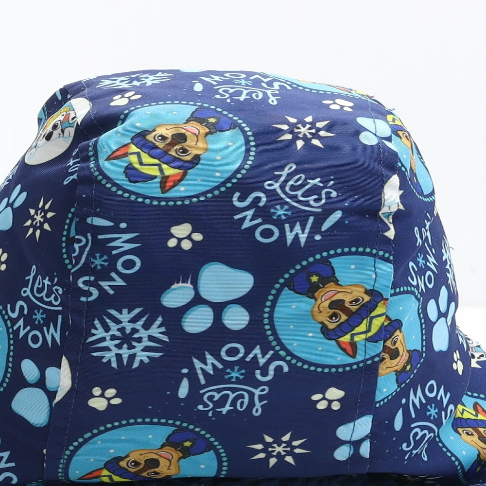 George Boys Blue Polyester Trapper Hat Size S - Paw Patrol