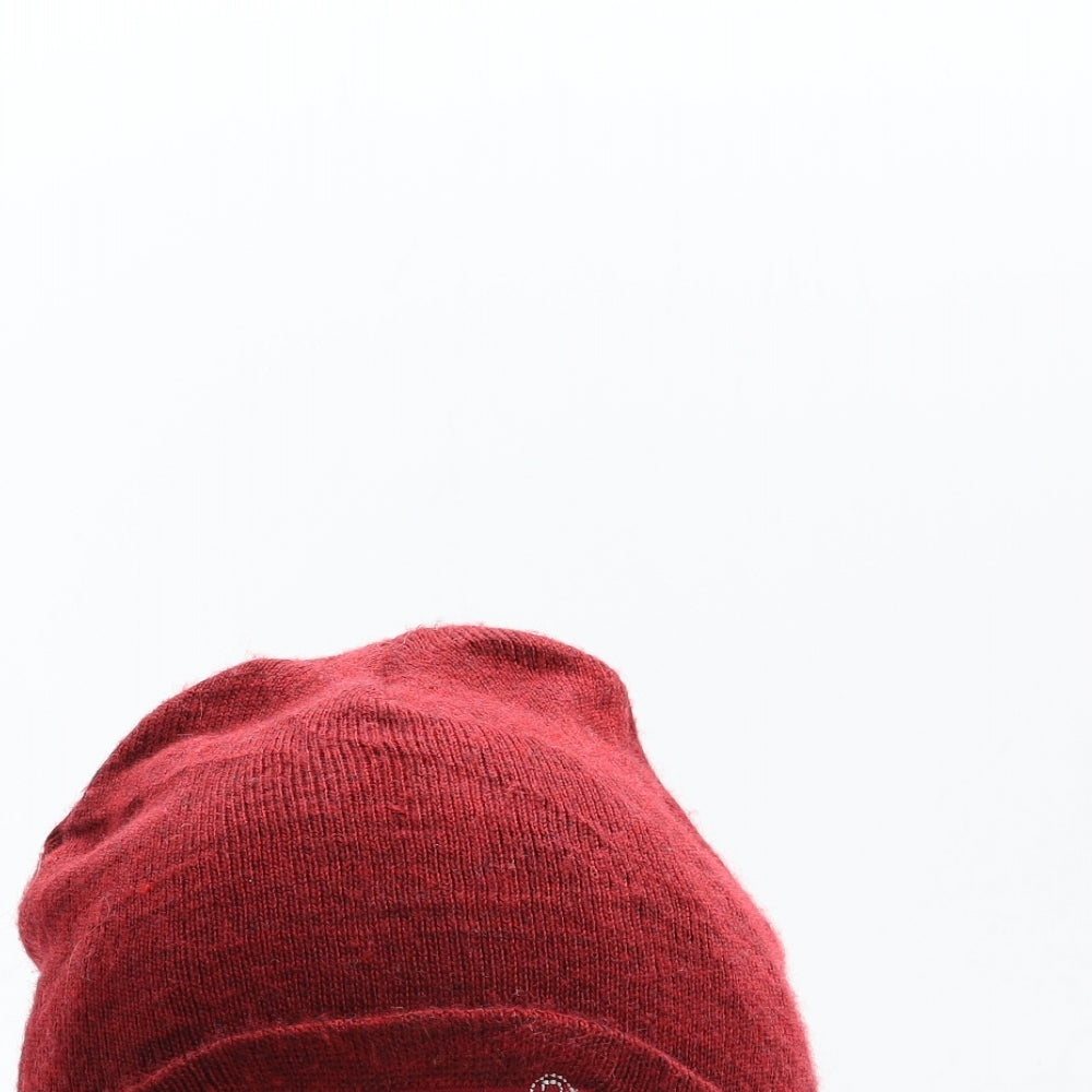 Levi's Mens Red Acrylic Beanie One Size - Logo