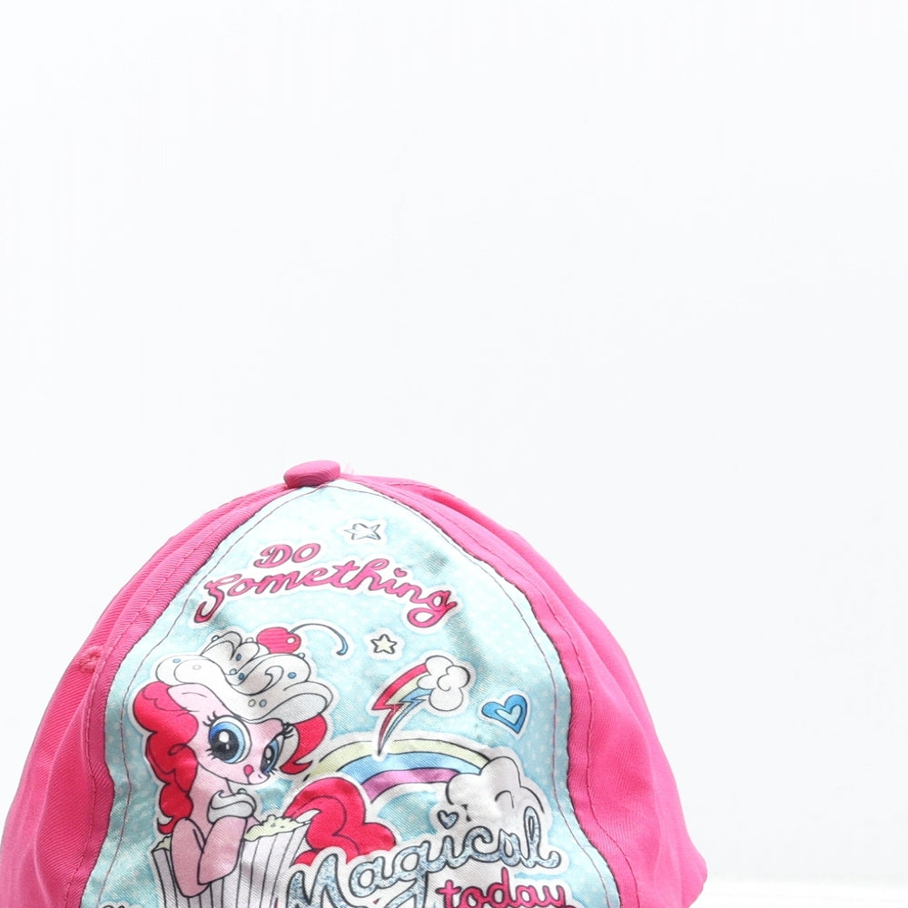 My Little Pony Girls Pink Polyester Baseball Cap Size Adjustable - My Little Pony