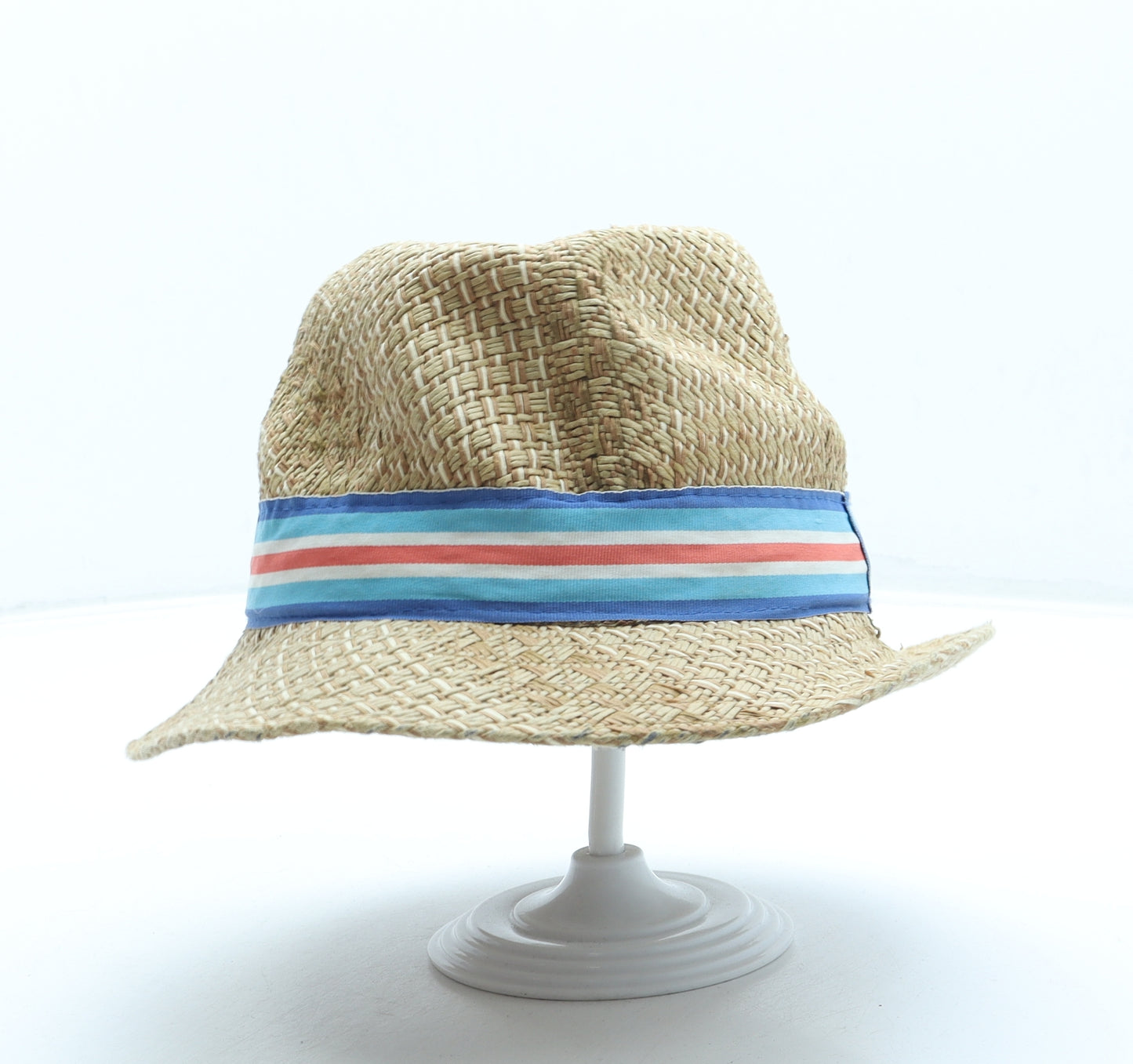 Mini Club Boys Brown Straw Trilby One Size