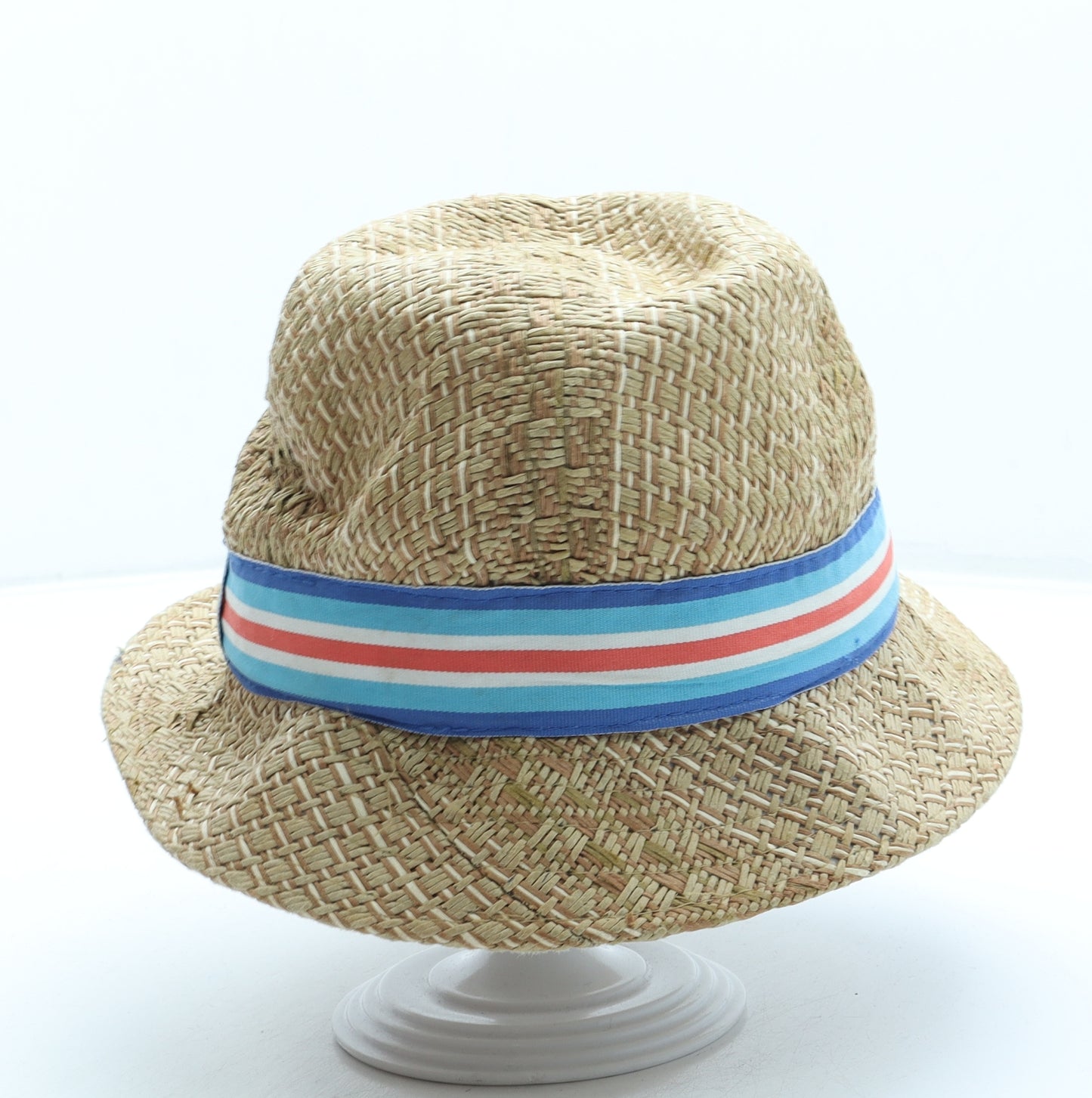 Mini Club Boys Brown Straw Trilby One Size