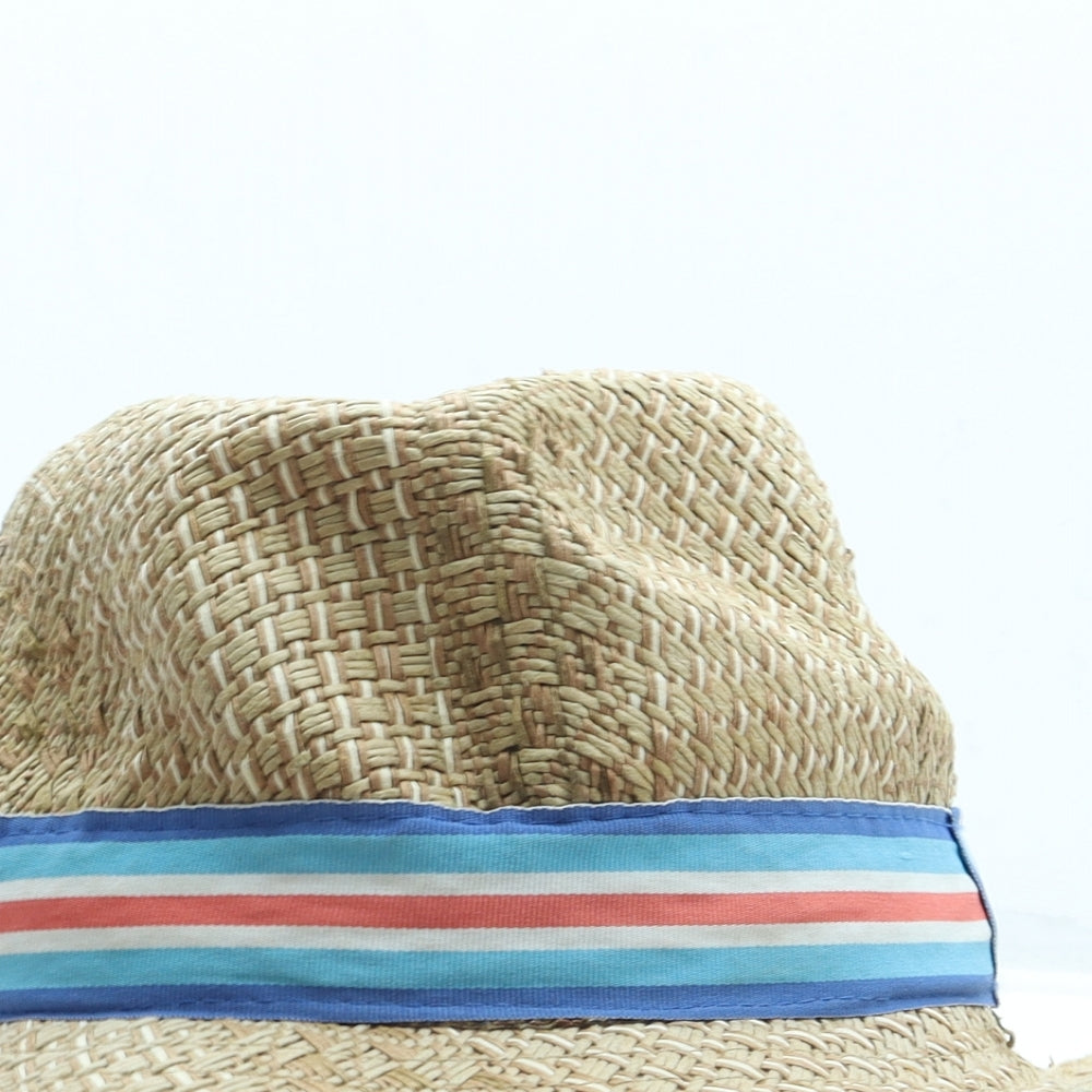 Mini Club Boys Brown Straw Trilby One Size