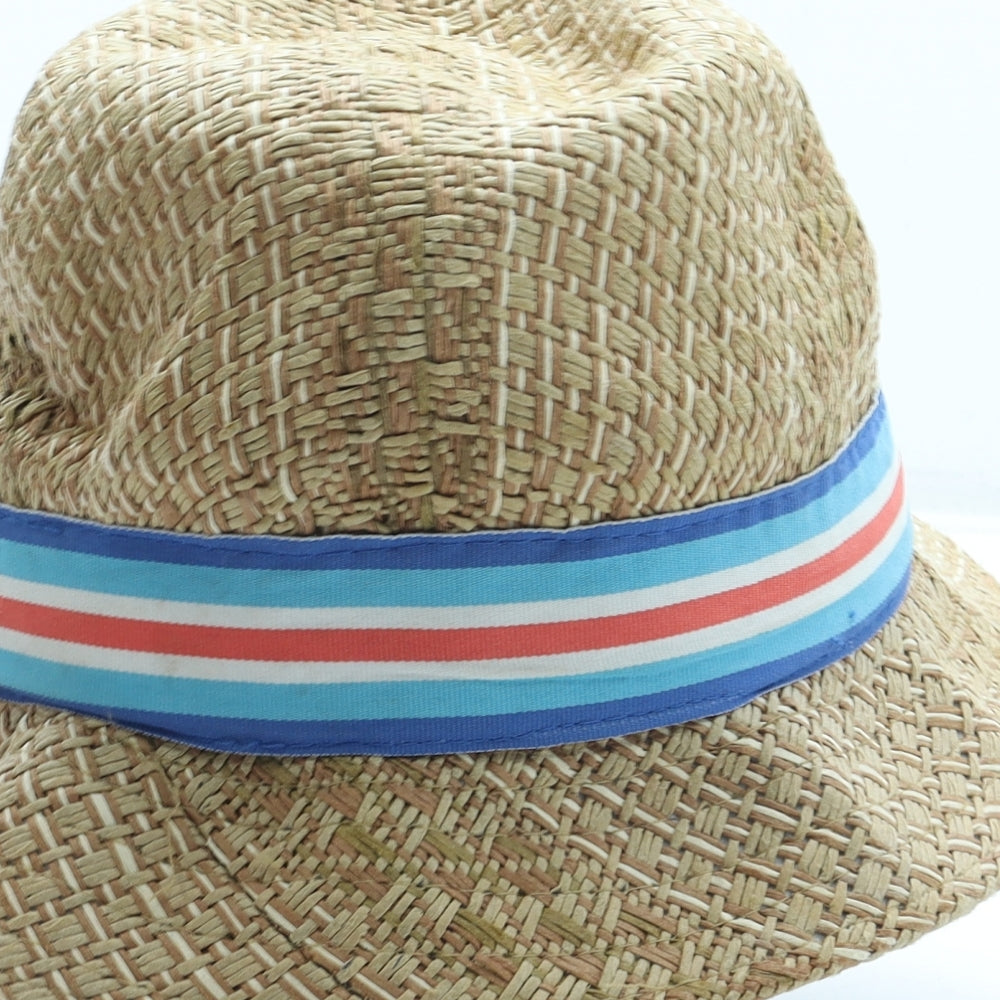 Mini Club Boys Brown Straw Trilby One Size