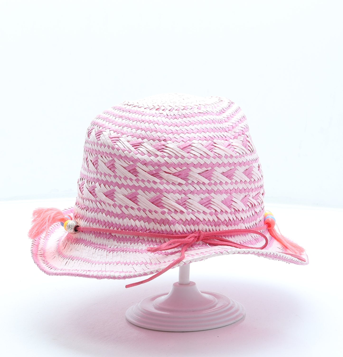 TU Girls Pink Paper Trilby One Size