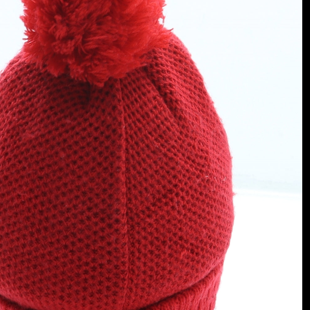 Nutmeg Boys Red Acrylic Bobble Hat One Size - Paw Patrol