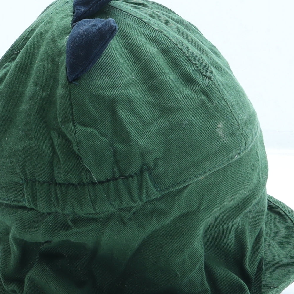 George Boys Green Cotton Baseball Cap One Size - Crocodile