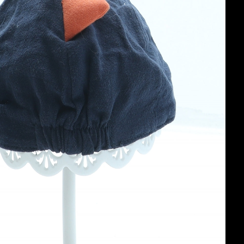 George Boys Blue Cotton Sun Hat One Size - Dinosaur