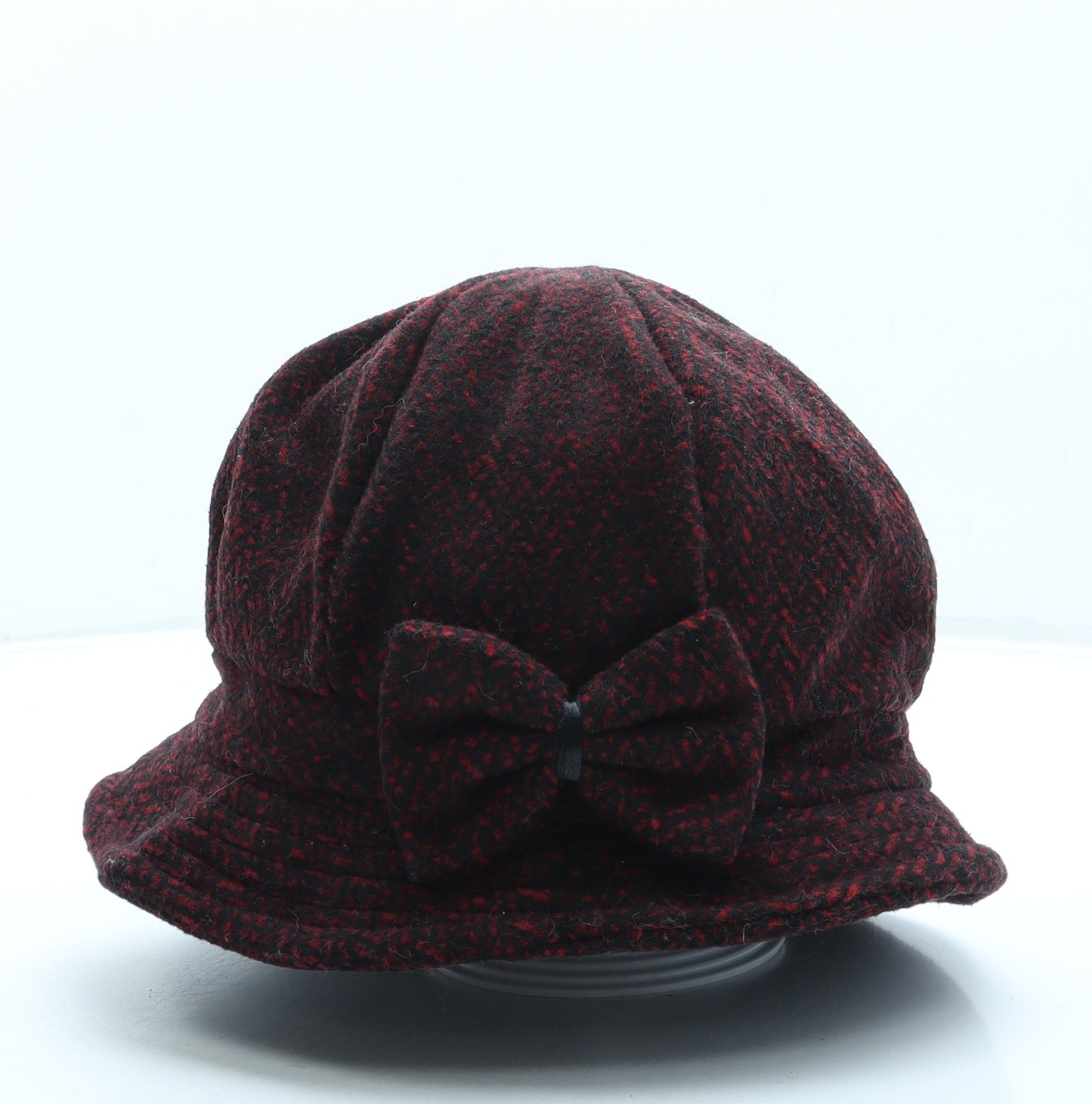 SheIn Womens Red Polyester Bucket Hat Size S