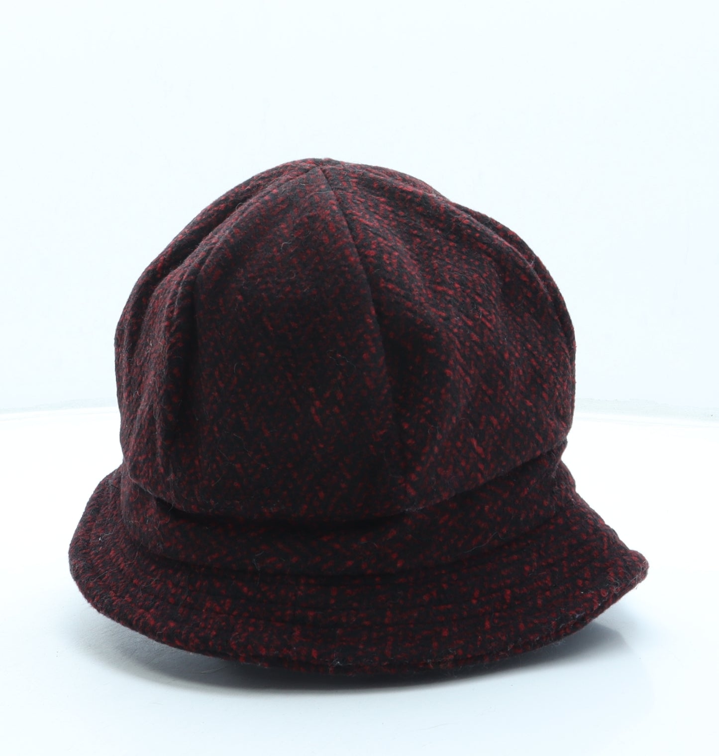 SheIn Womens Red Polyester Bucket Hat Size S