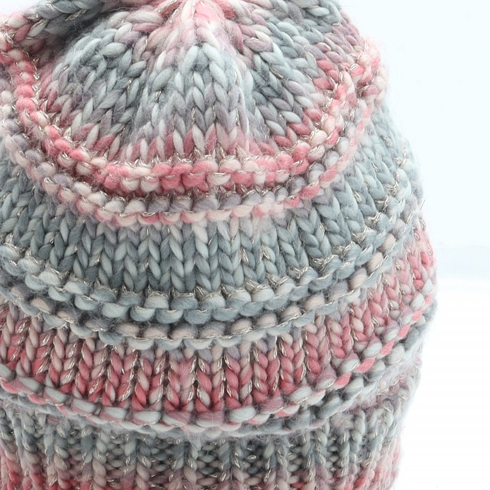 Dunnes Womens Pink Acrylic Beanie One Size