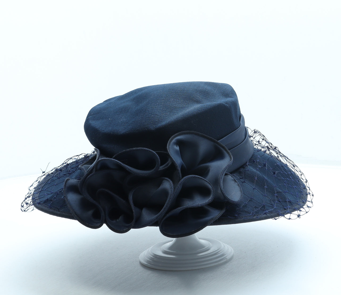 C&A Womens Blue Polyester Headpiece/Fascinator One Size - Flower