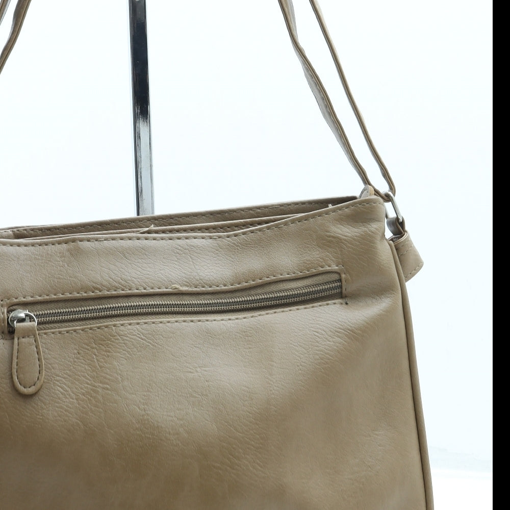 SheIn Womens Brown Leather Crossbody Size Small