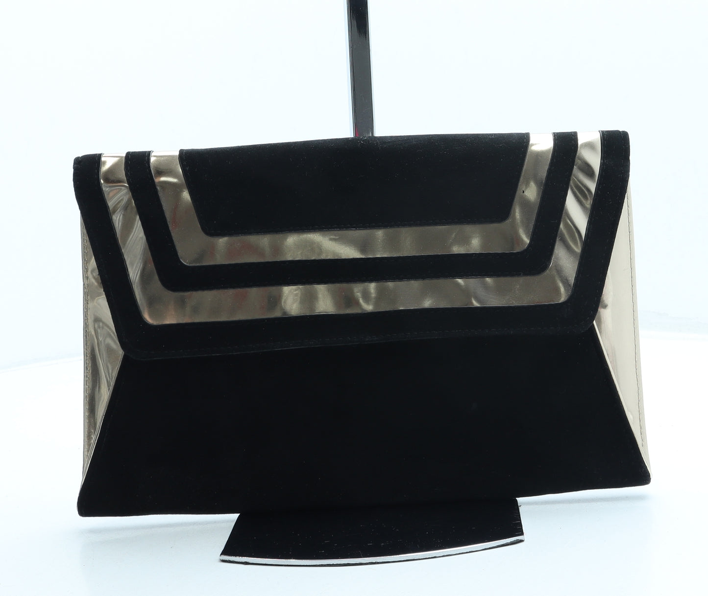 Atmosphere Womens Black Polyester Clutch Size Small