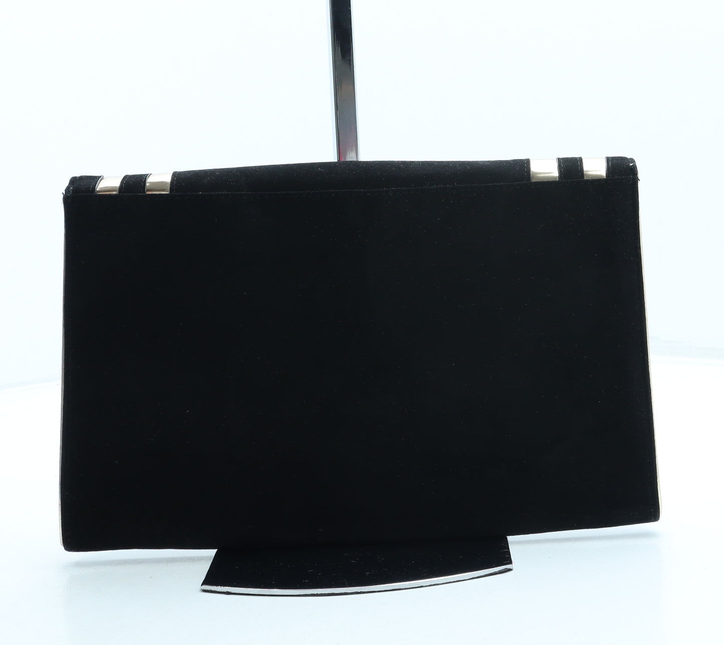 Atmosphere Womens Black Polyester Clutch Size Small