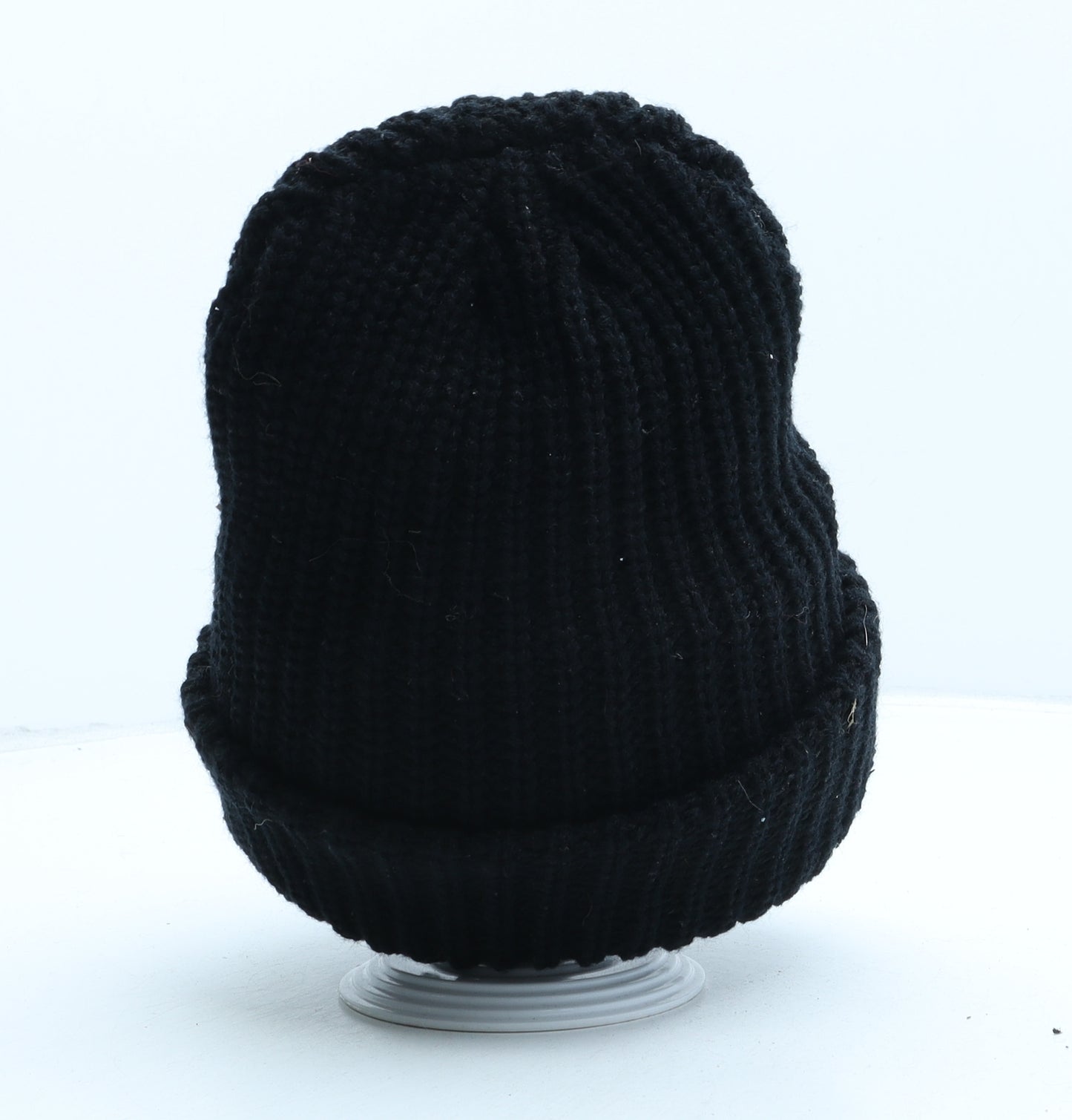 Heat Saver Mens Black Acrylic Beanie One Size