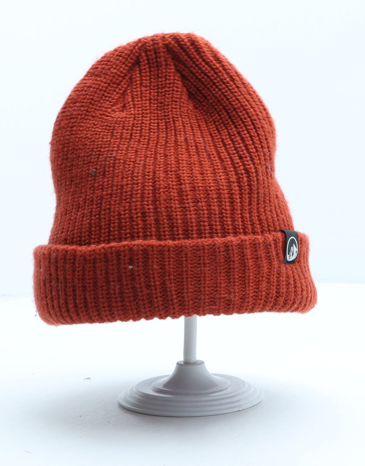 North Ridge Mens Orange Acrylic Beanie One Size