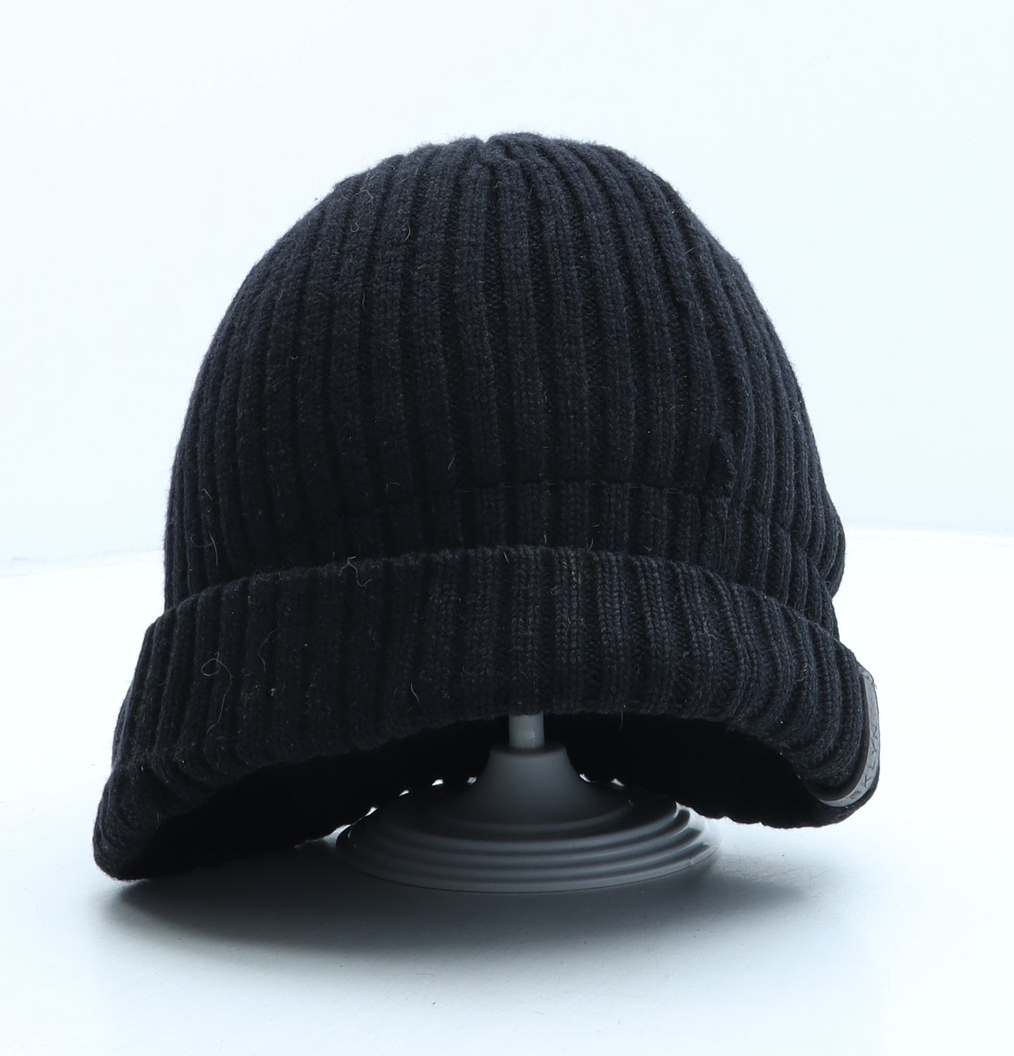 BKLYN Mens Black Wool Beanie One Size