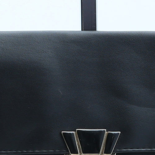 Atmosphere Womens Black Polyurethane Clutch Size Small