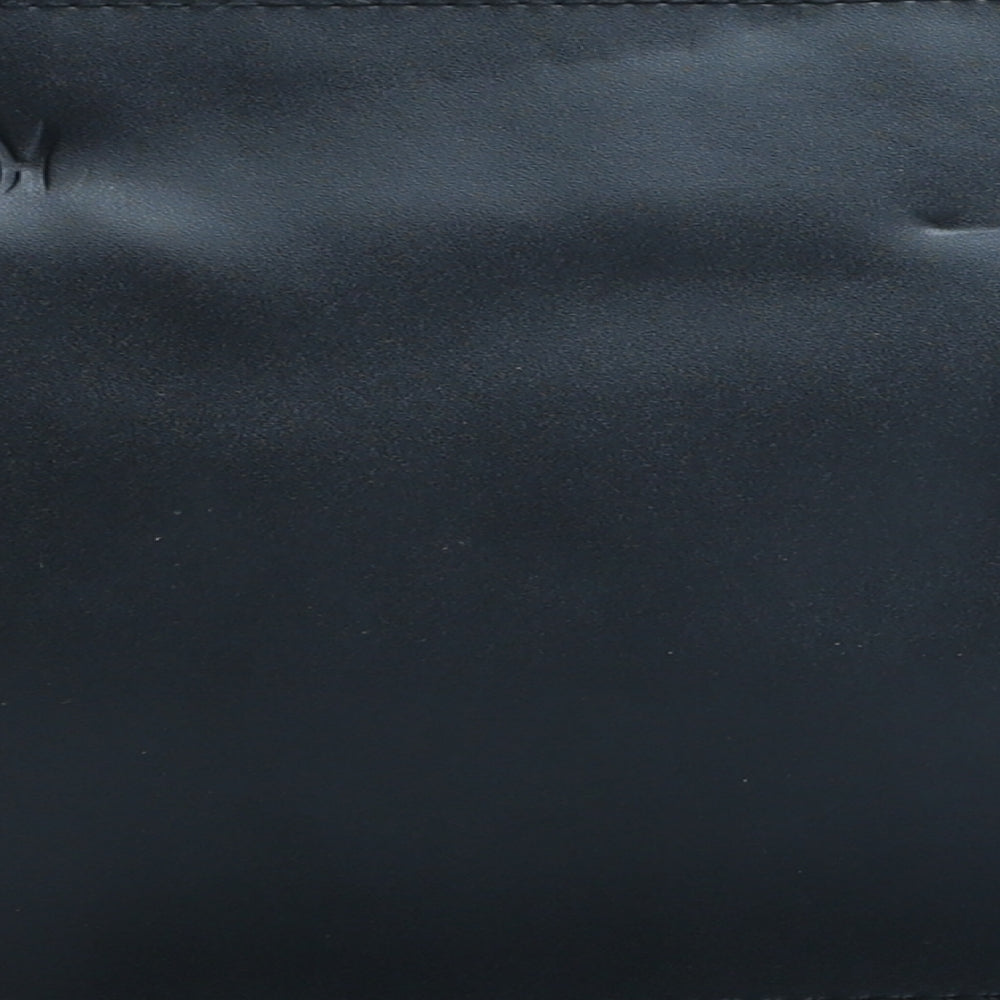 Atmosphere Womens Black Animal Print Polyurethane Clutch Size Medium - Croc Texture