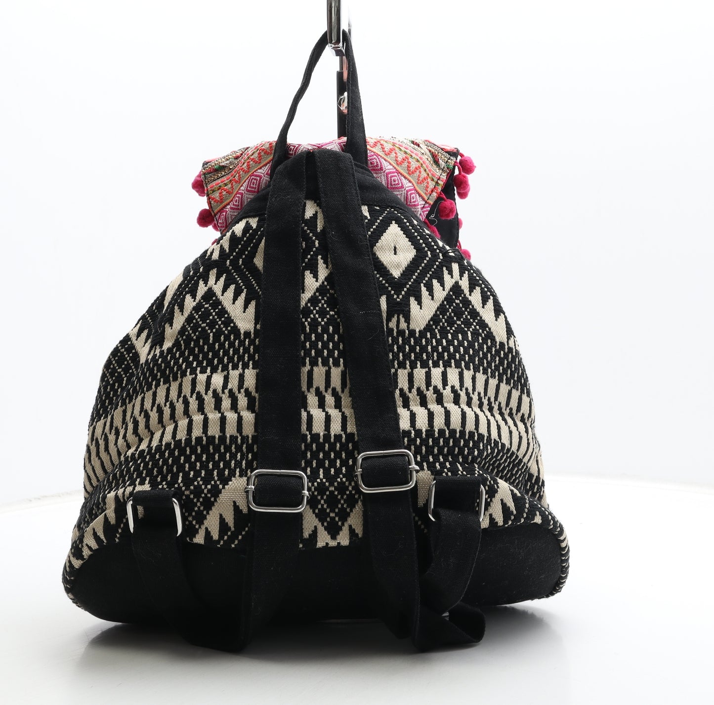 Atmosphere Womens Multicoloured Geometric Polyester Backpack Size Large