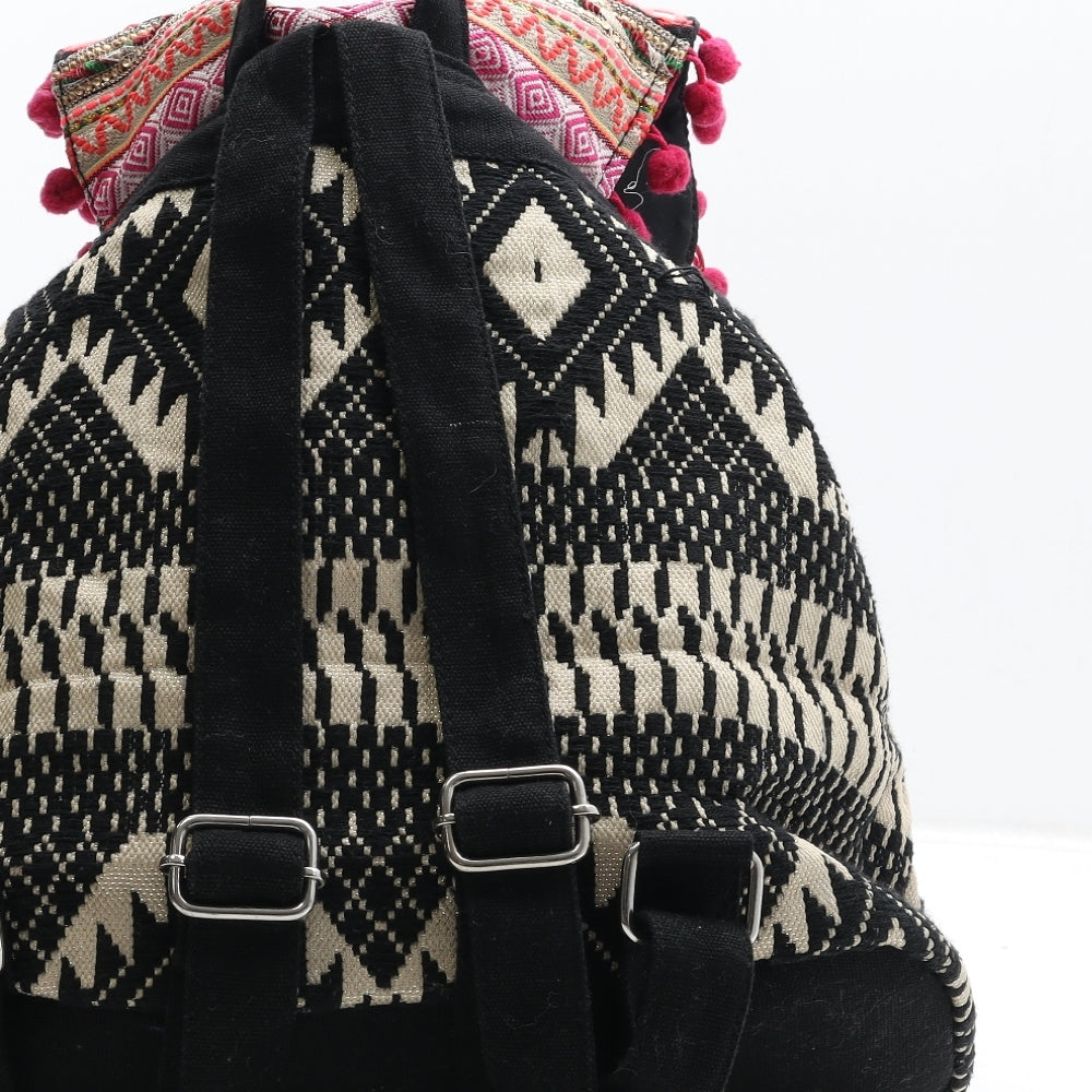 Atmosphere Womens Multicoloured Geometric Polyester Backpack Size Large