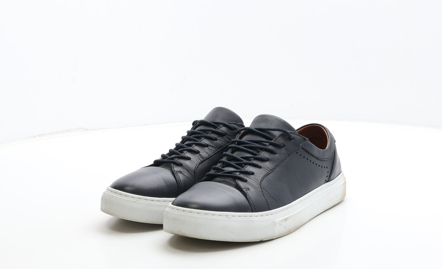 Oliver Sweeney Womens Blue Leather Trainer UK 4.5 37.5