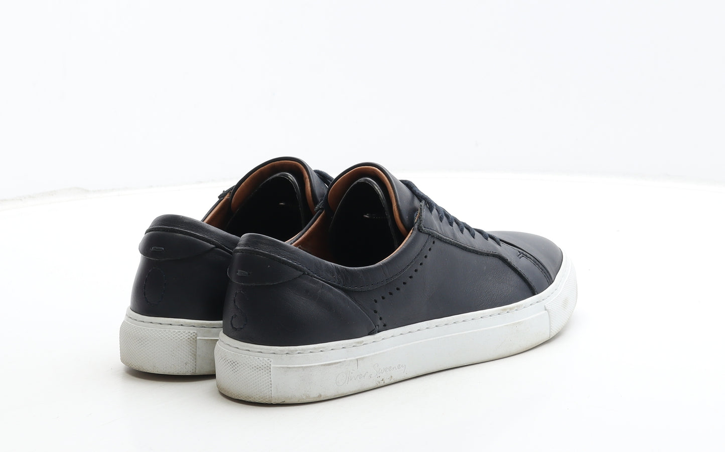 Oliver Sweeney Womens Blue Leather Trainer UK 4.5 37.5