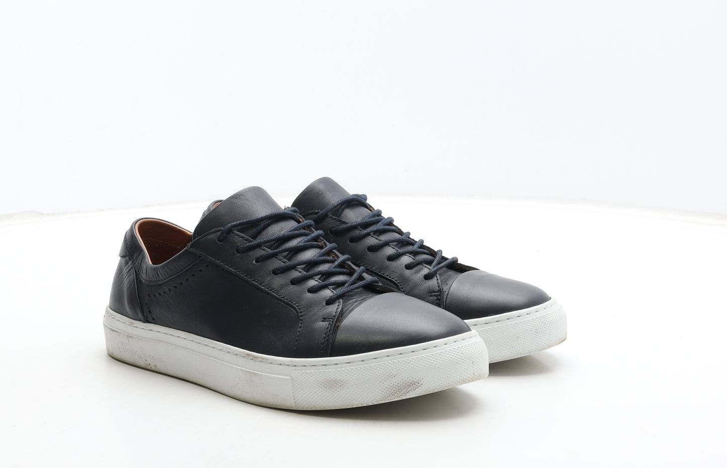 Oliver Sweeney Womens Blue Leather Trainer UK 4.5 37.5