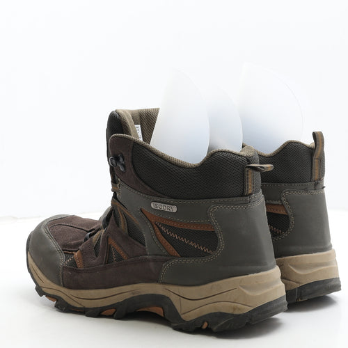 Mountain Warehouse Mens Brown Leather Combat Boot UK 10 44