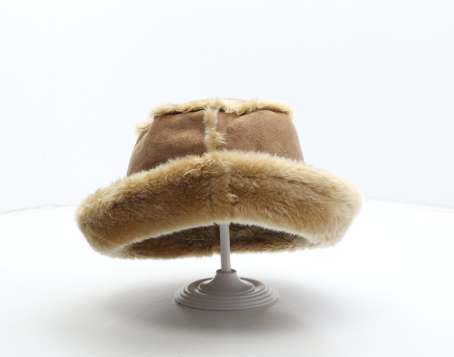 Preworn Womens Brown Polyester Cloche Size S